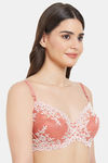 Wacoal Single Layered Wired 3/4Th Coverage Lace Bra - Faded Rose White Sand — thumbnail 2